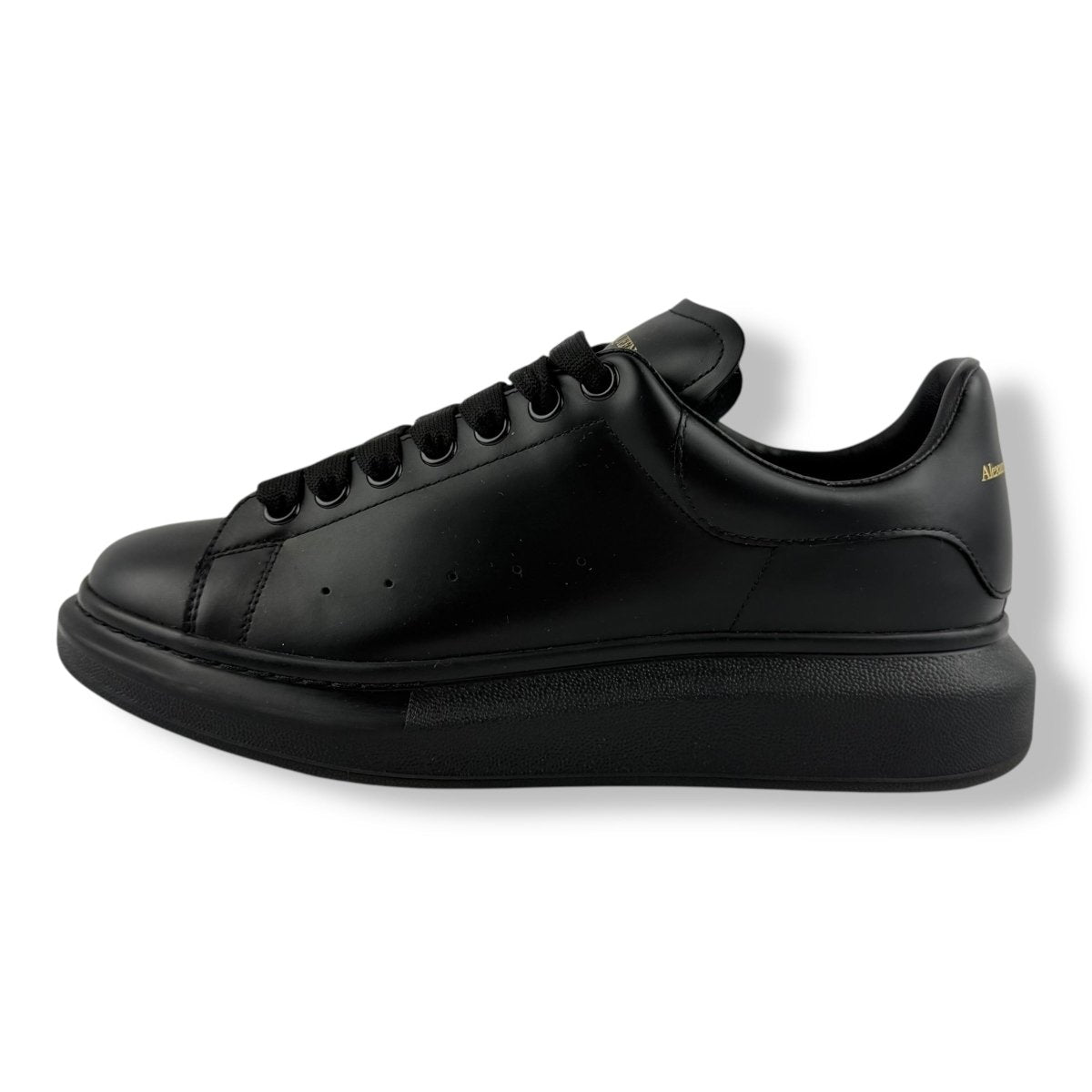 Alexander McQueen Runway Black Leather UK EU 42 Lux Central