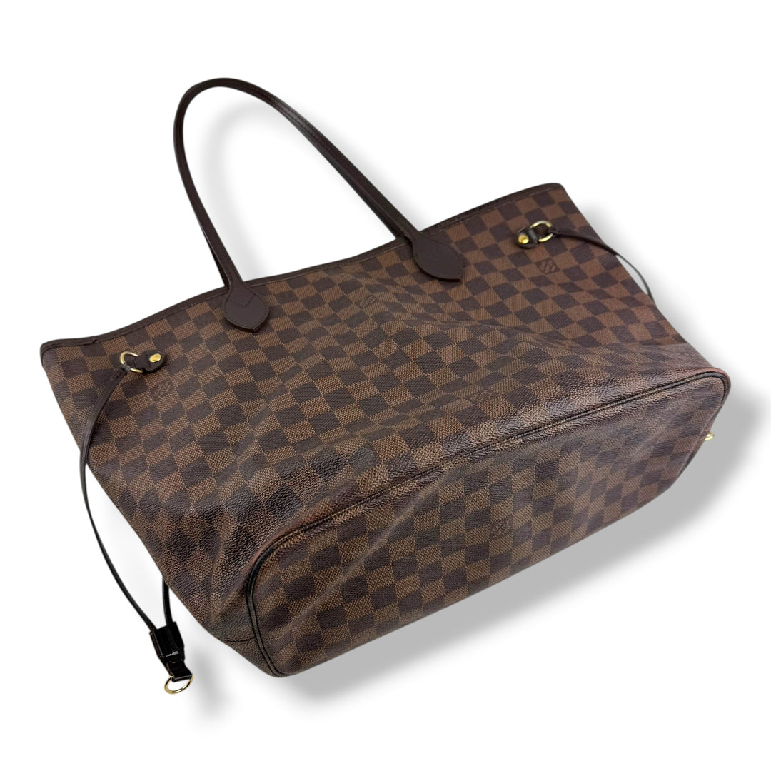 Louis Vuitton Brown Damier Neverfull MM Handbag