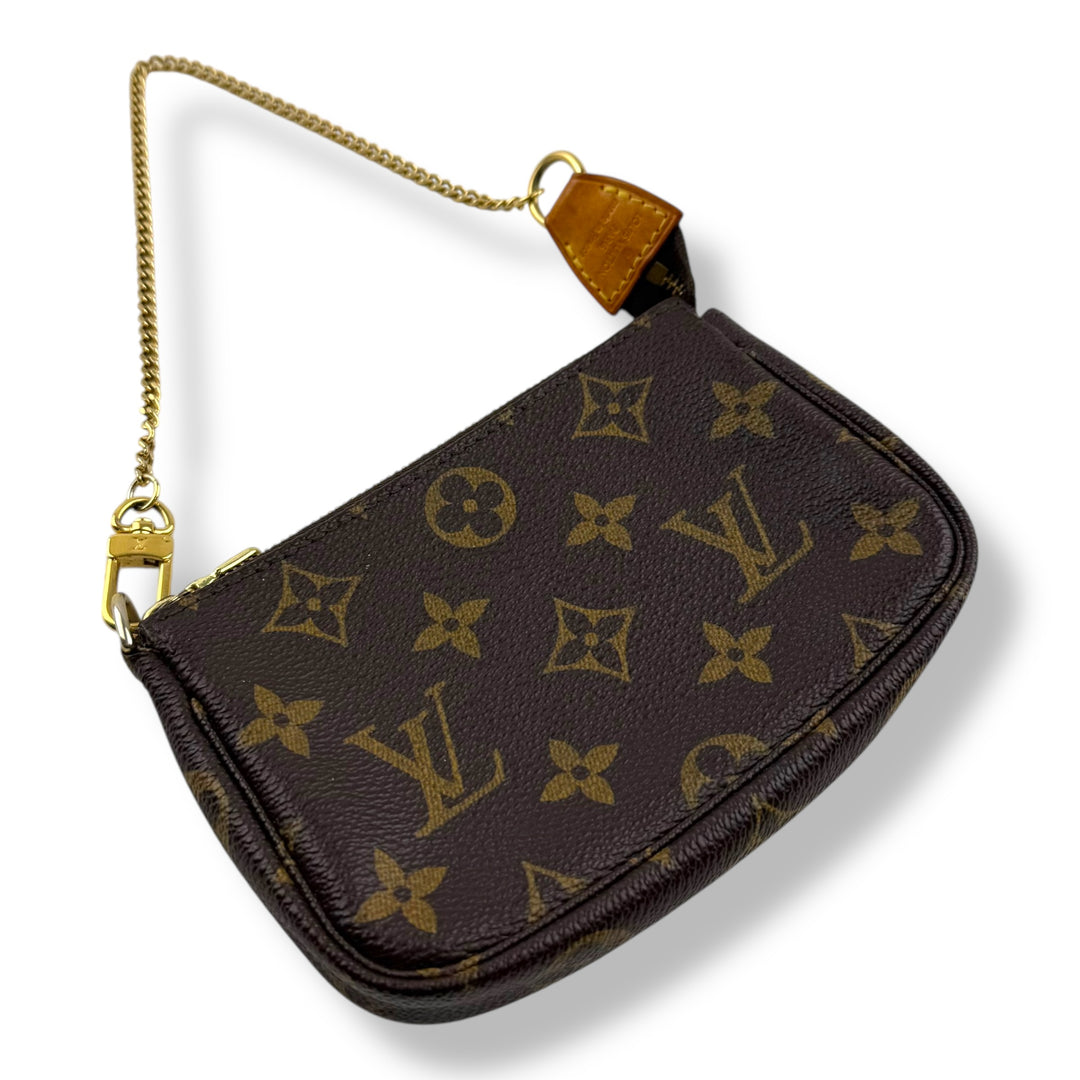 Louis Vuitton Mini Pochette Accessories Brown Monogram Bag
