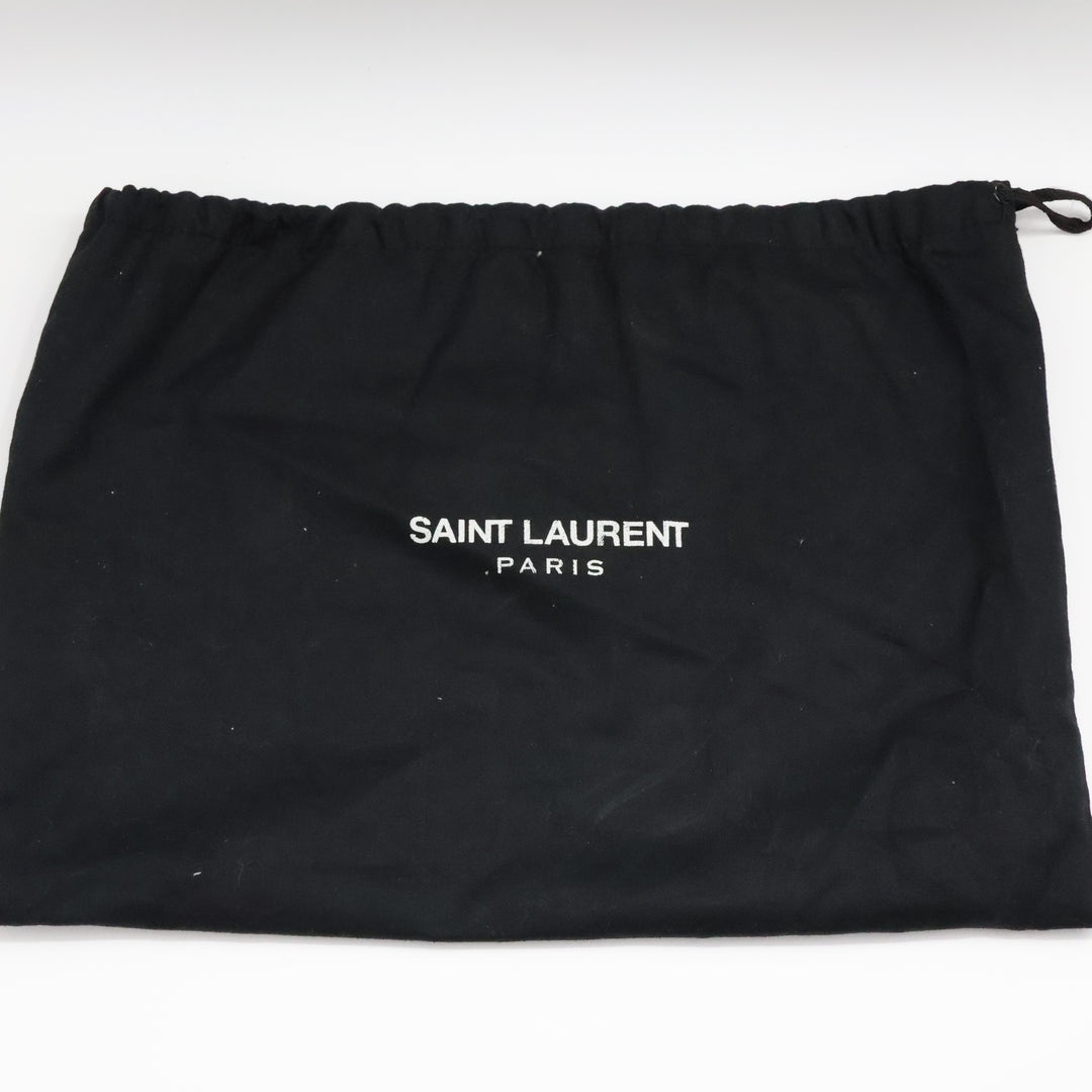 Saint Laurent Cassandre Matalesse Jolie Black Clutch Pouch
