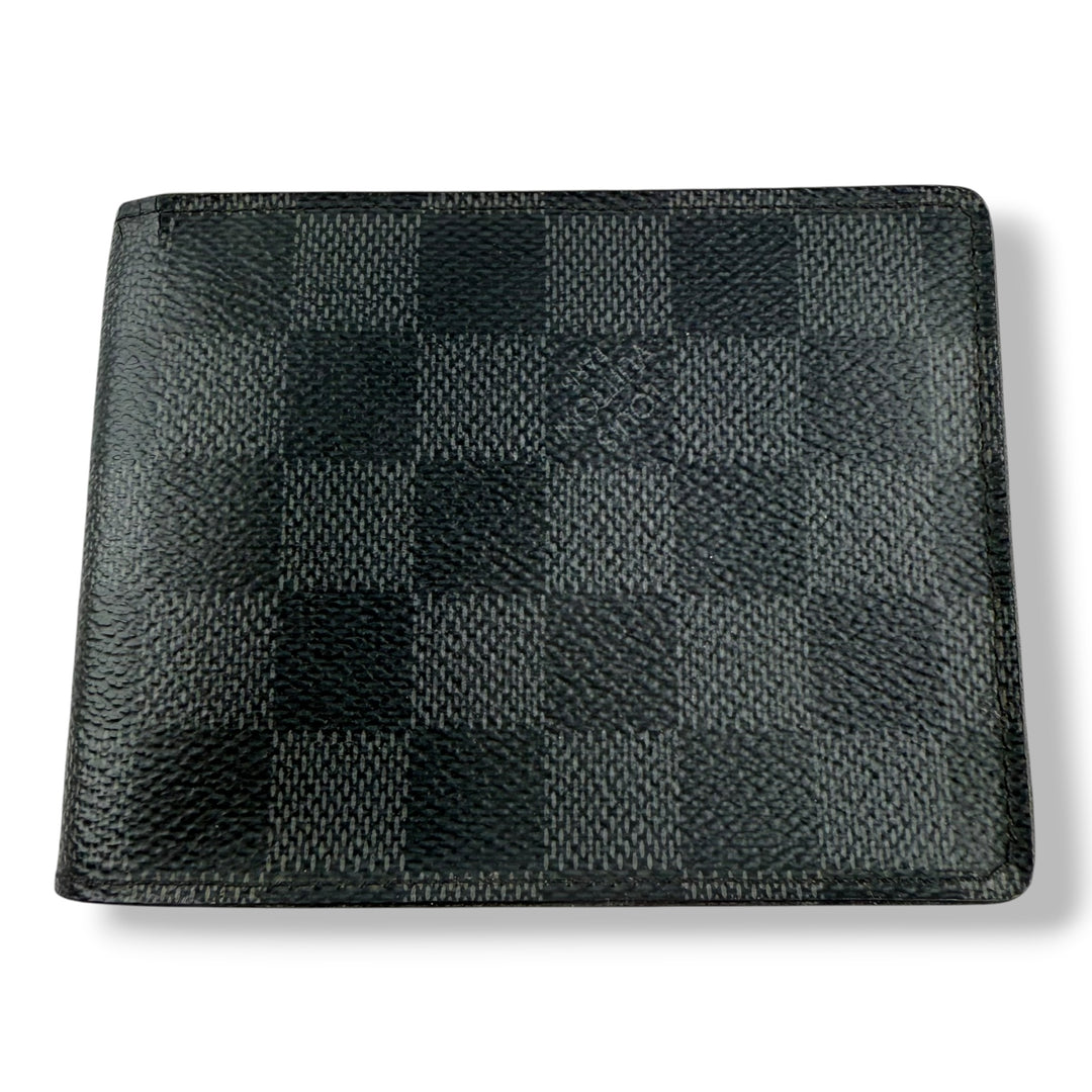 Louis Vuitton Vintage Bifold Damier Graphite Wallet