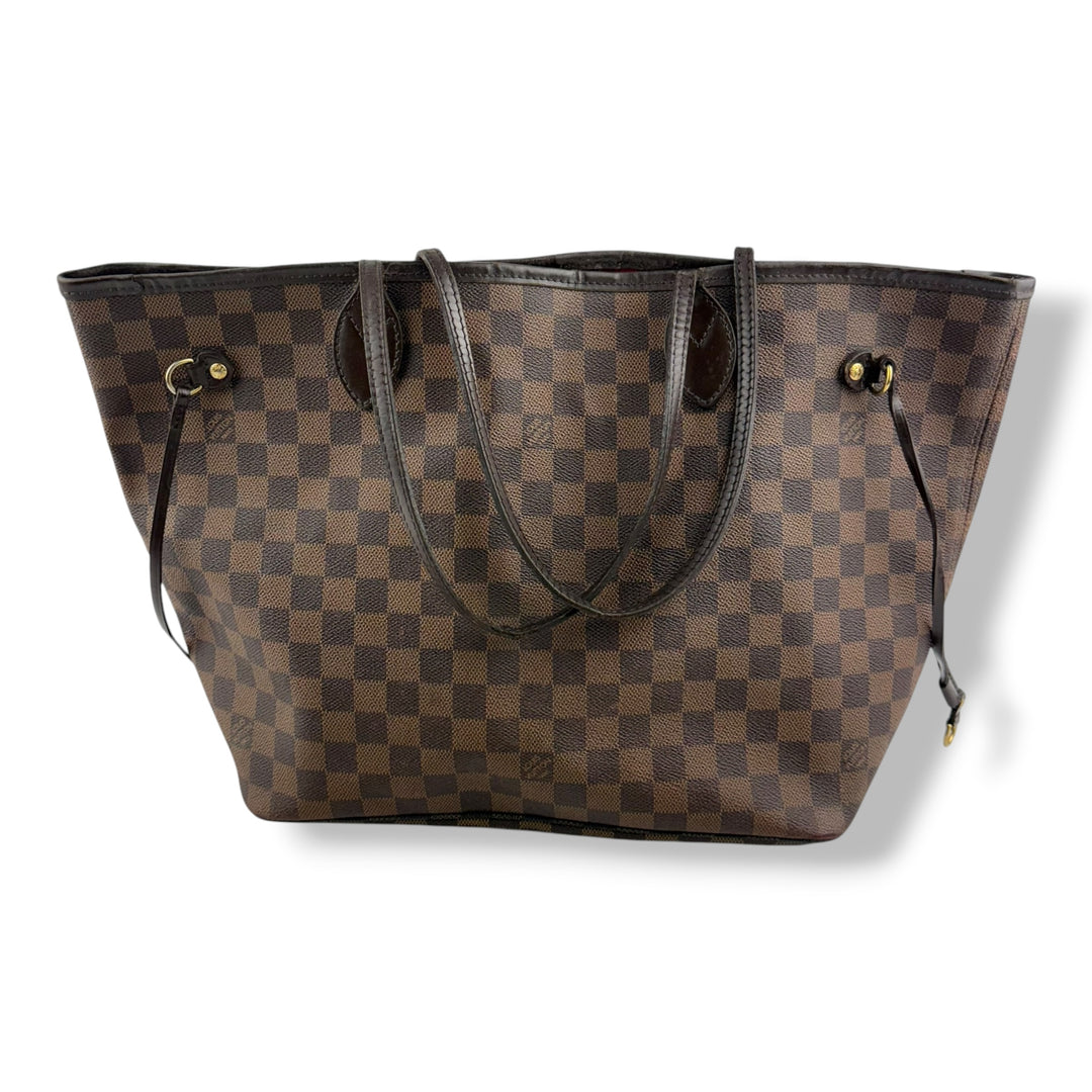 Louis Vuitton Brown Damier Neverfull MM Handbag