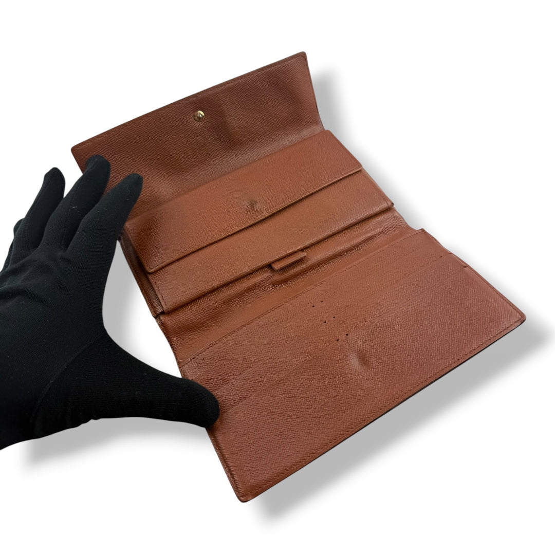 Louis Vuitton Trifold Brown Monogram Femme Wallet