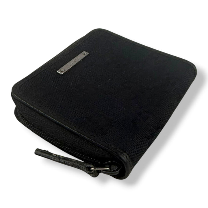 Gucci GG Black Canvas Coin Pouch