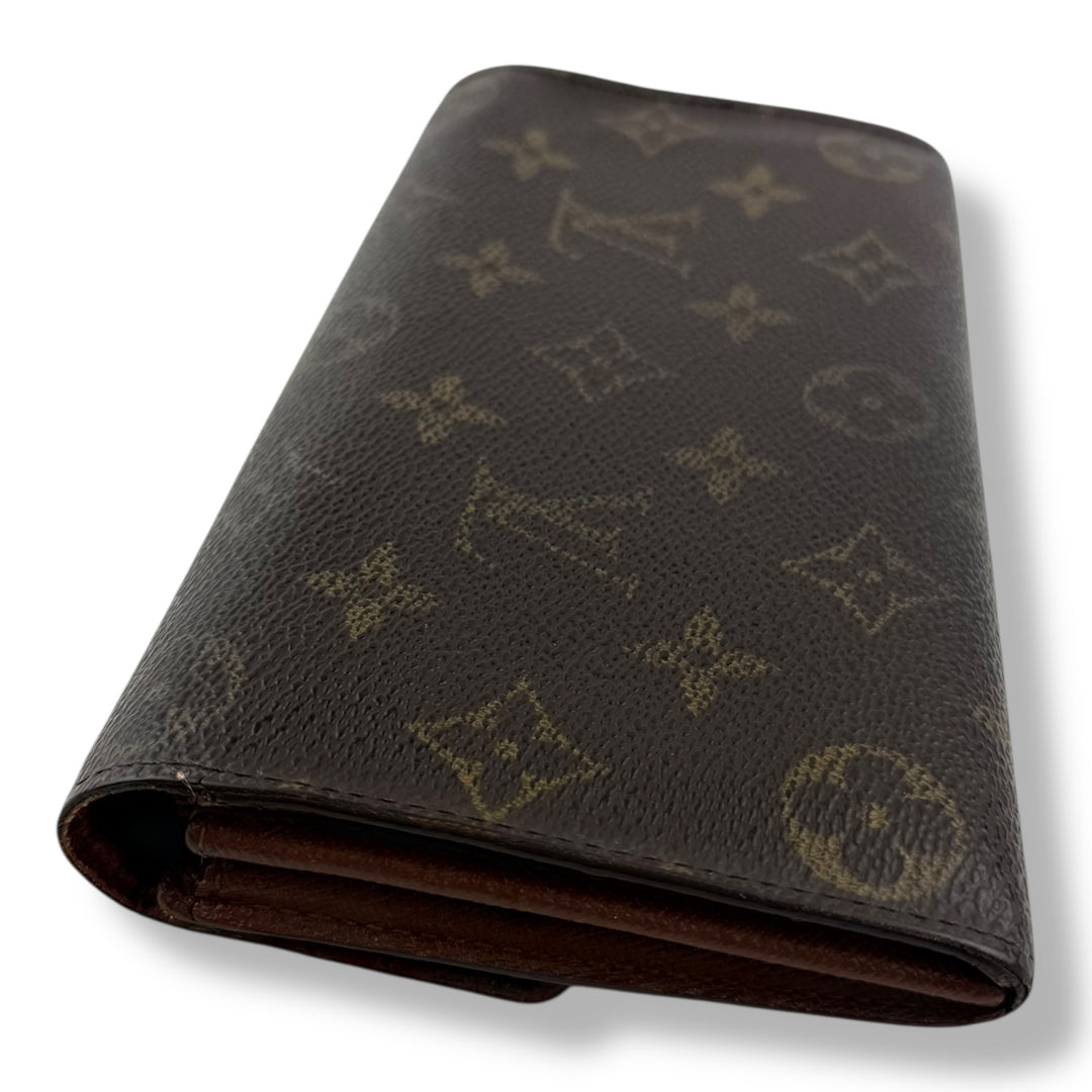 Louis Vuitton Sarah Brown Monogram Femme Wallet