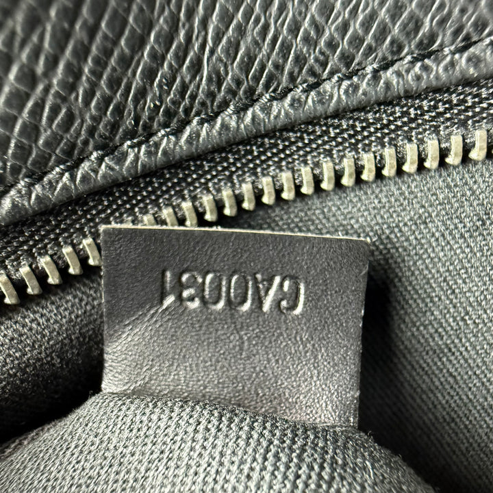 Louis Vuitton Black Kalga Leather Taiga Clutch Bag
