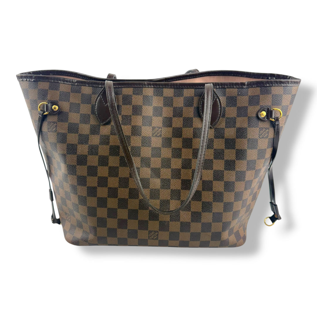 Louis Vuitton Brown Damier Neverfull MM Handbag