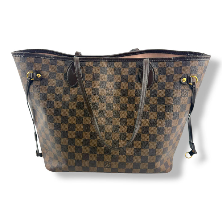 Louis Vuitton Brown Damier Neverfull MM Handbag