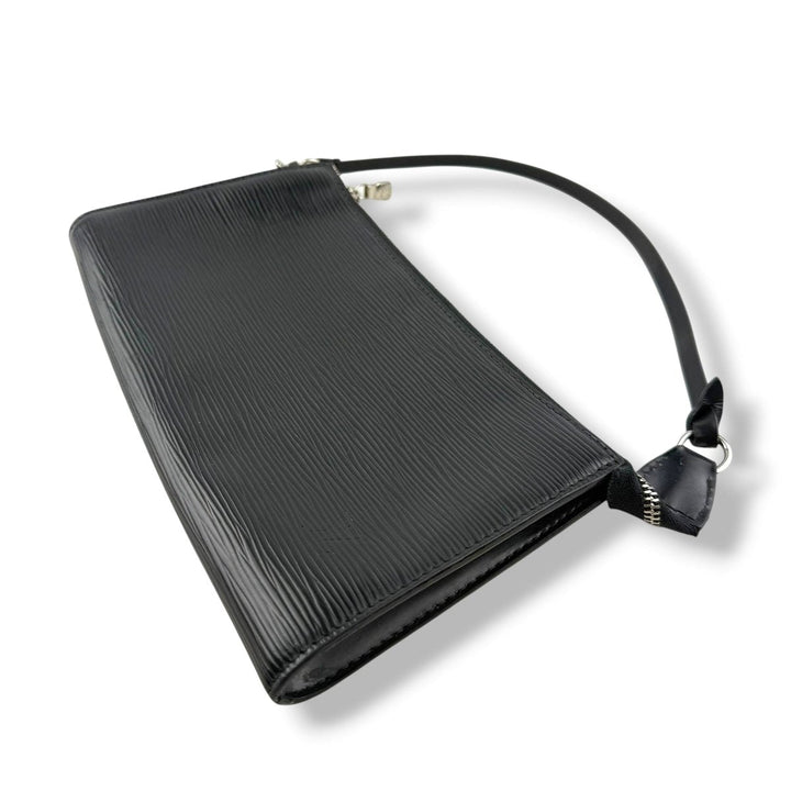 Louis Vuitton Pochette Black Epi Leather Bag