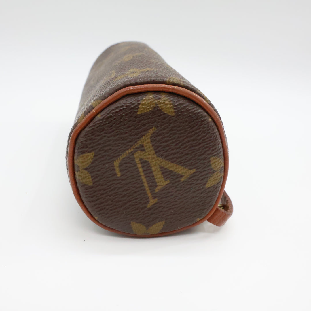 Louis Vuitton Vintage Brown Monogram Mini Papillon Pouch