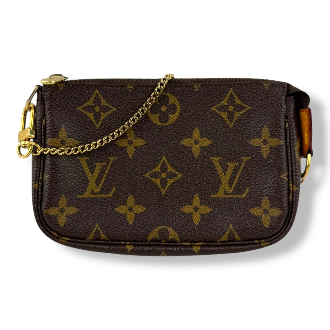 Louis Vuitton Mini Pochette Accessories Brown Monogram Bag