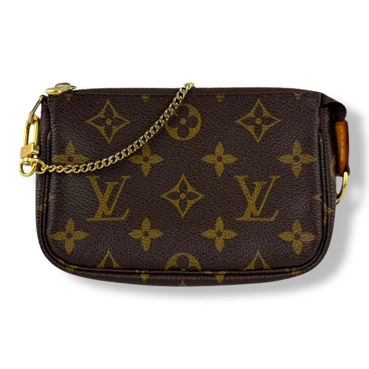 Louis Vuitton Mini Pochette Accessories Brown Monogram Bag
