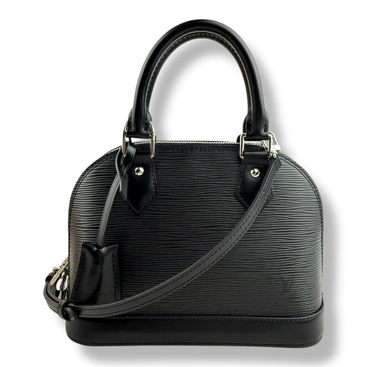 Louis Vuitton Alma BB Black Epi Leather Handbag