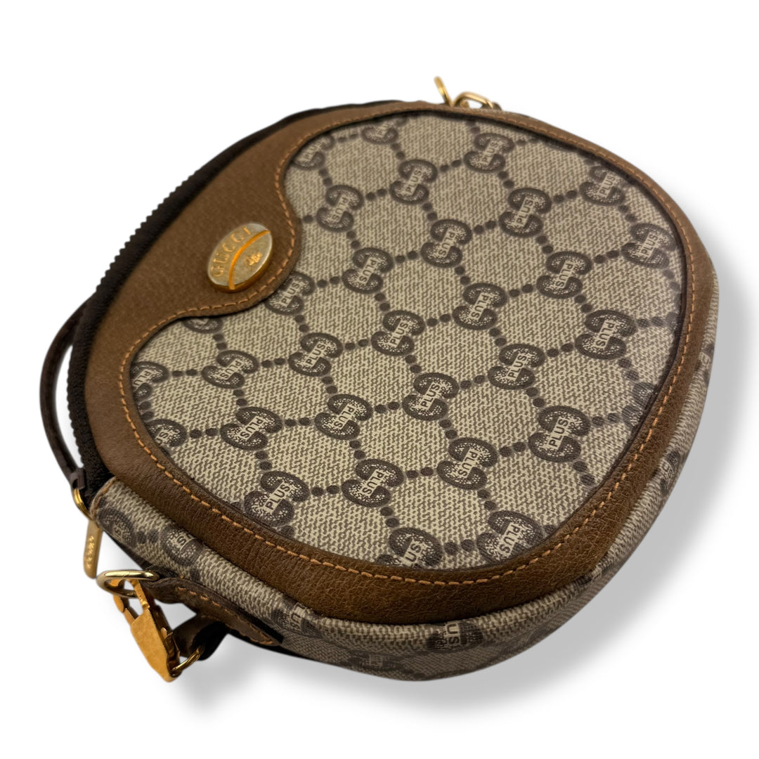 Gucci GG Plus Canvas Beige Mini Crossbody Bag