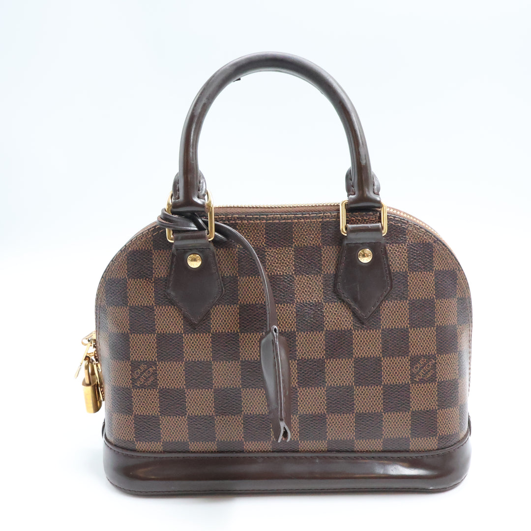 Louis Vuitton Brown Damier Ebene Alma BB Handbag