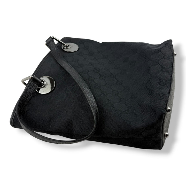 Gucci GG Black Canvas Tote Bag