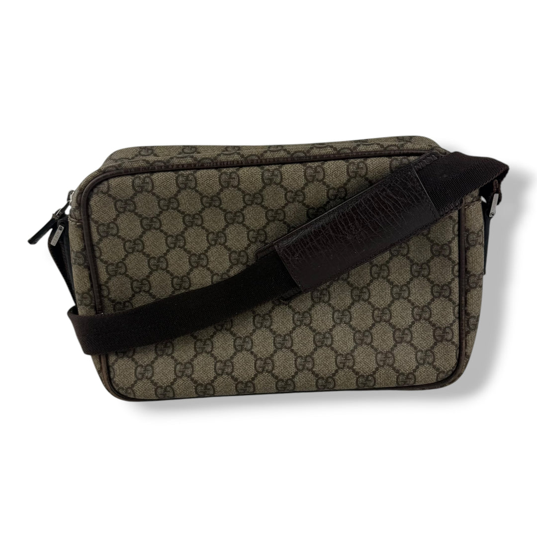 Gucci Supreme Beige Crossbody Camera Bag