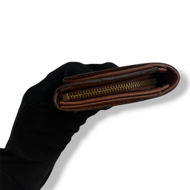 Louis Vuitton Brown Monogram Zippy Clip Purse