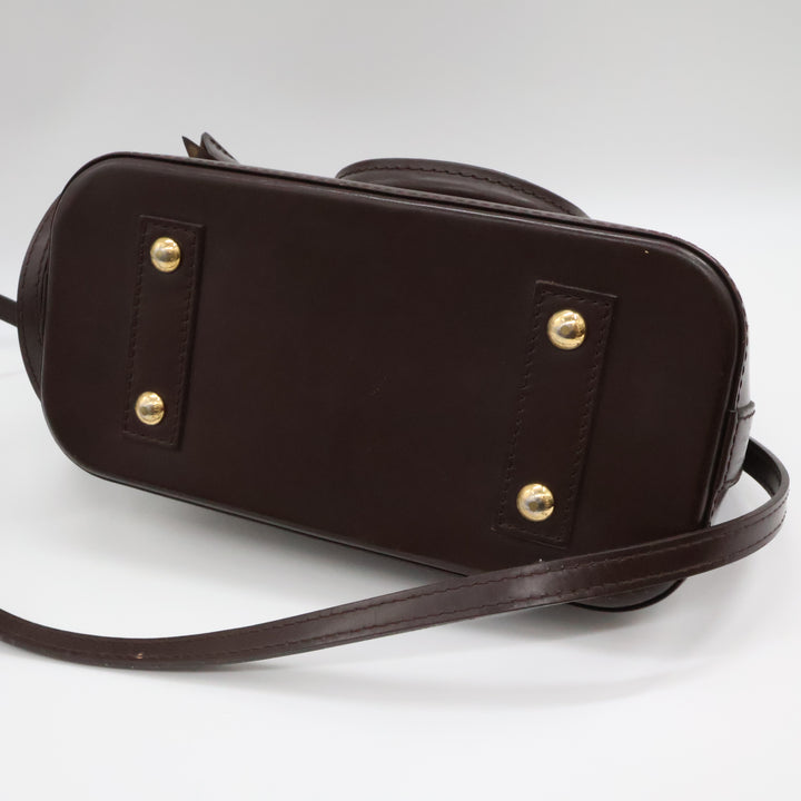 Louis Vuitton Brown Damier Ebene Alma BB Handbag