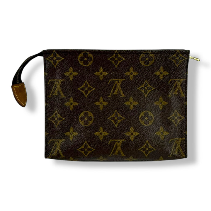 Louis Vuitton Vintage Brown Monogram Toiletry Pouch 19 Bag