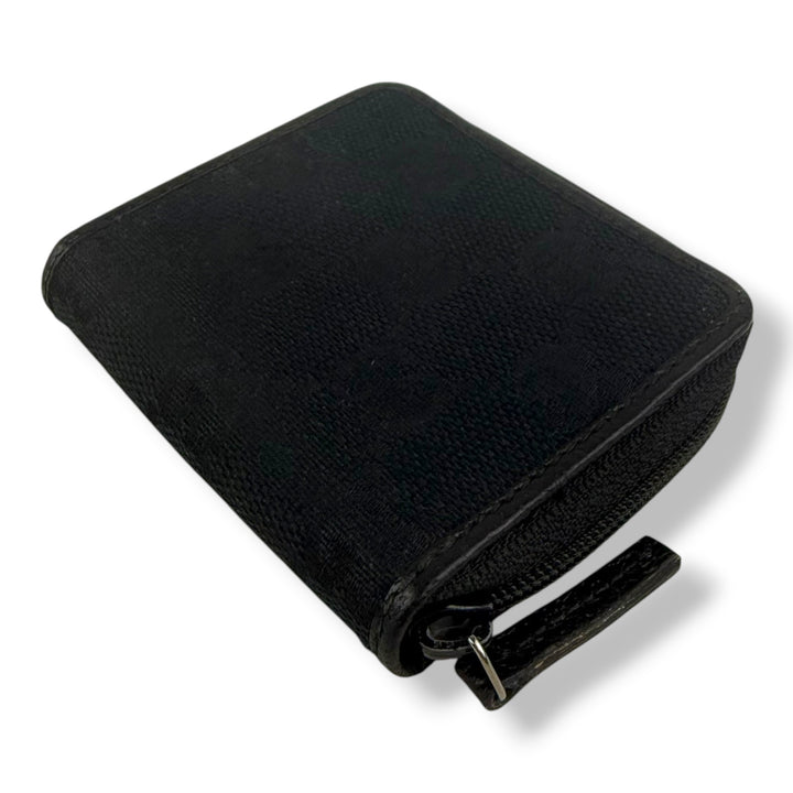 Gucci GG Black Canvas Coin Pouch