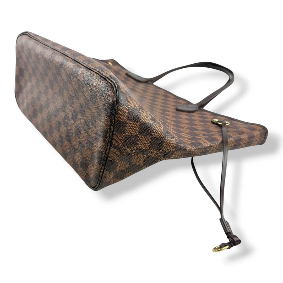 Louis Vuitton Brown Damier Neverfull MM Handbag