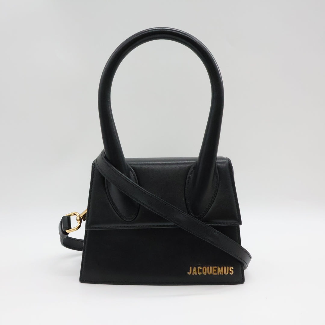 Jacquemus Le Chiquito Medium Black Moyen Crossbody Handbag