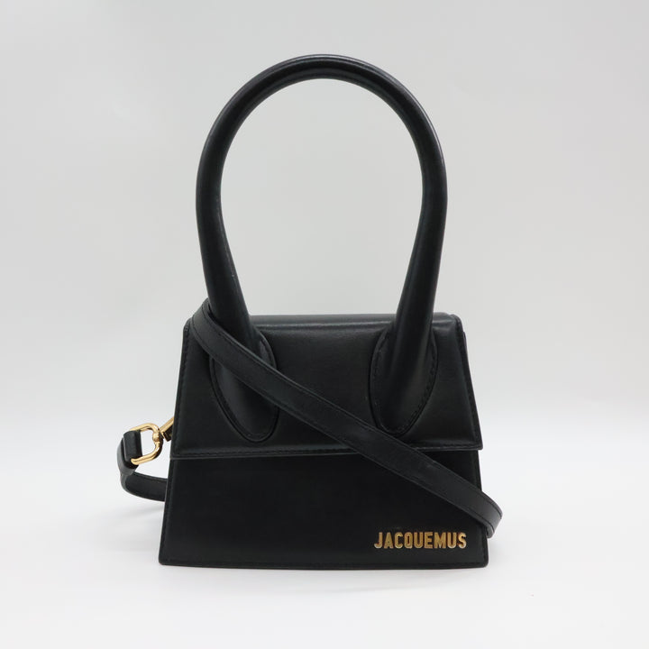 Jacquemus Le Chiquito Medium Black Moyen Crossbody Handbag