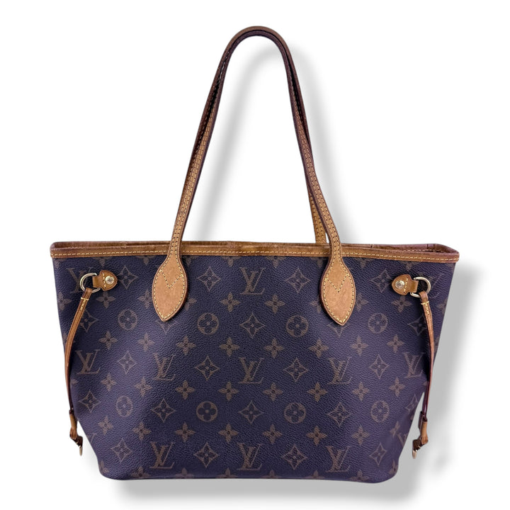 Louis Vuitton Brown Monogram Neverfull PM Handbag