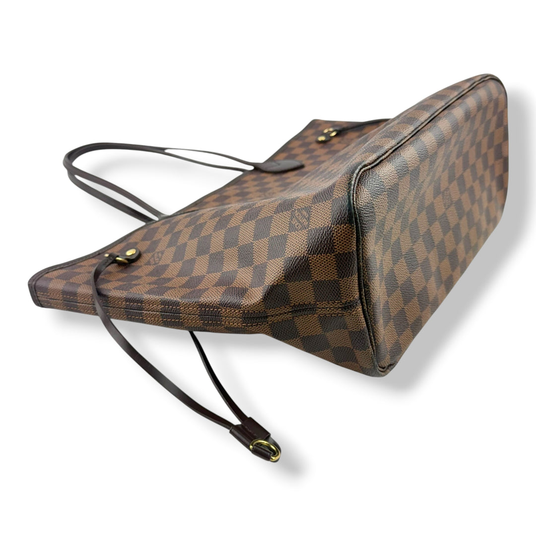 Louis Vuitton Brown Damier Neverfull MM Handbag