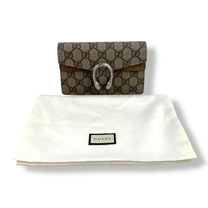Gucci GG Dionysus Beige Super Mini Handbag
