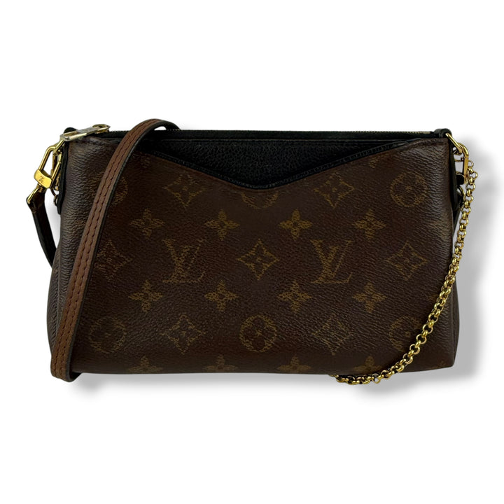 Louis Vuitton Pallas Brown Monogram Handbag