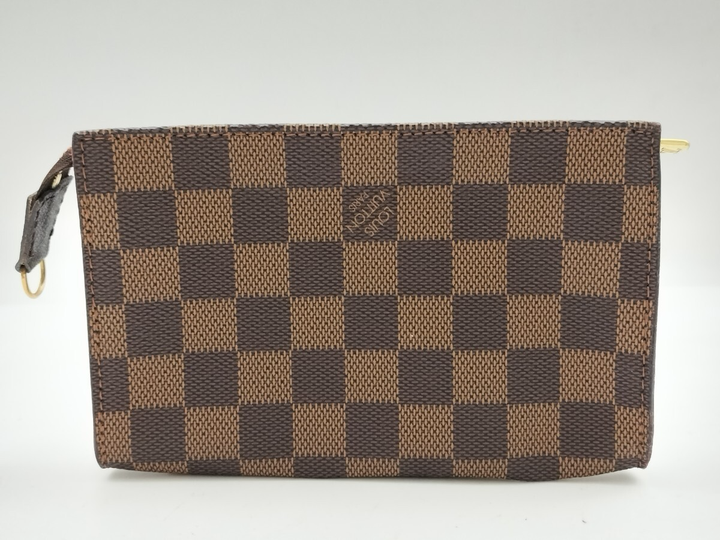 Louis Vuitton Brown Damier Classic Signature Mini Bucket Pouch Bag
