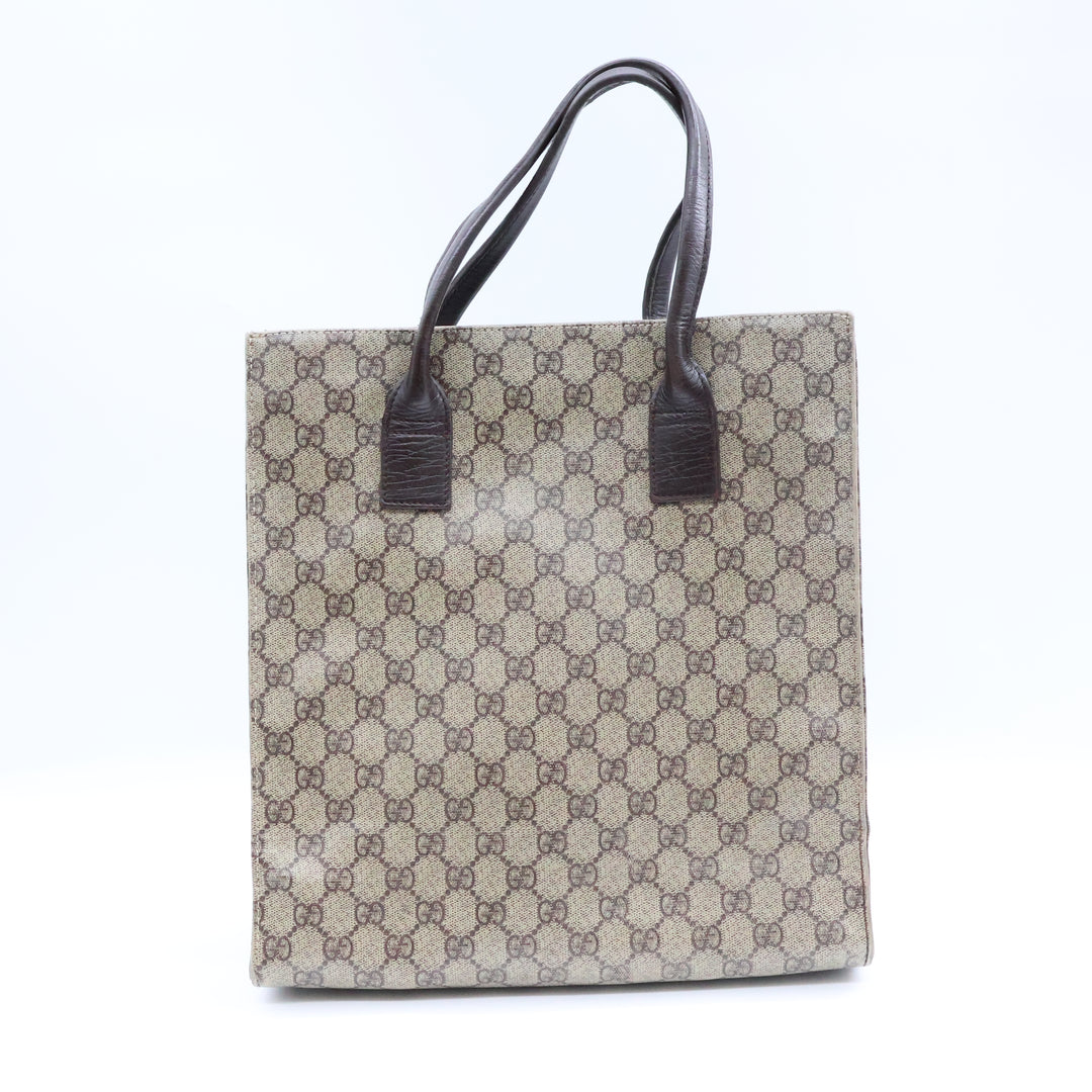 Gucci GG Canvas Beige Tote Bag