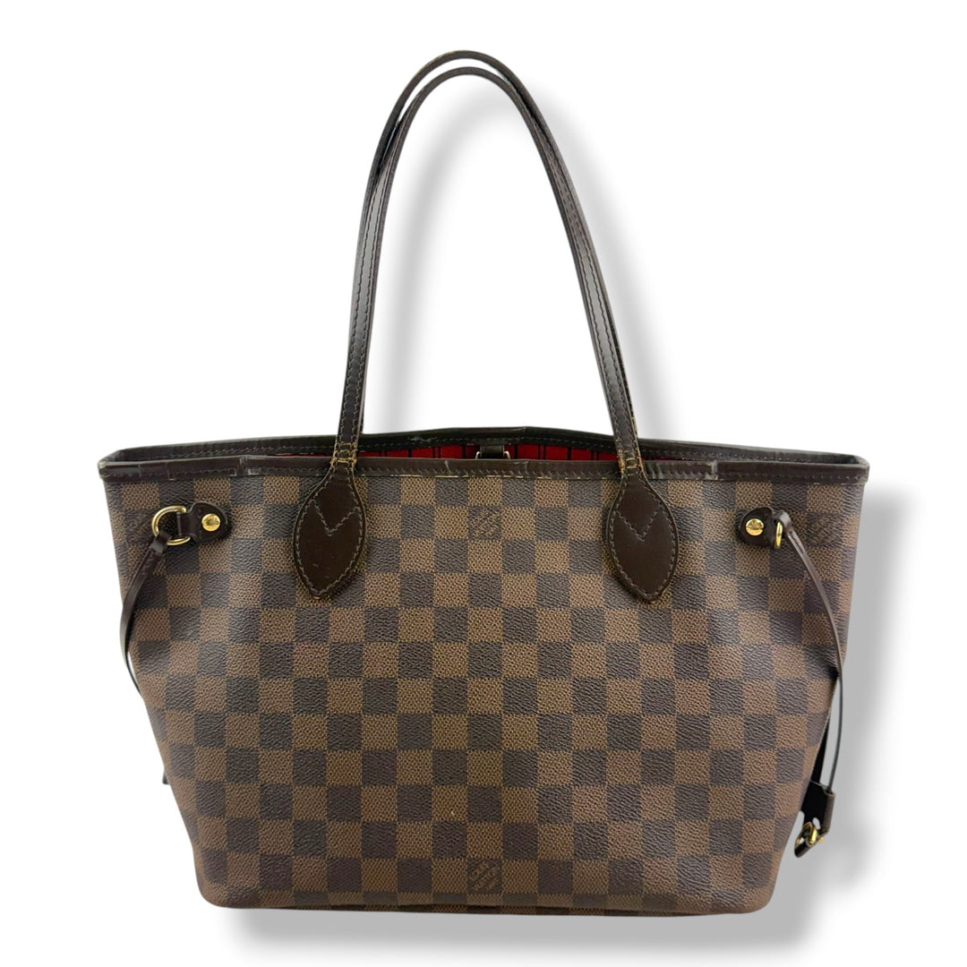Louis Vuitton Brown Damier Neverfull PM Handbag