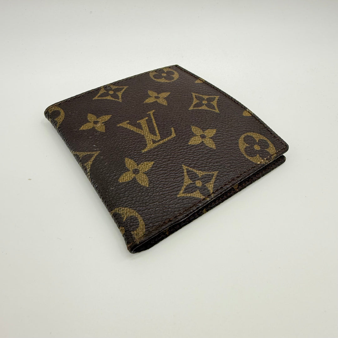 Louis Vuitton Vintage Bifold Brown Monogram Wallet 7864