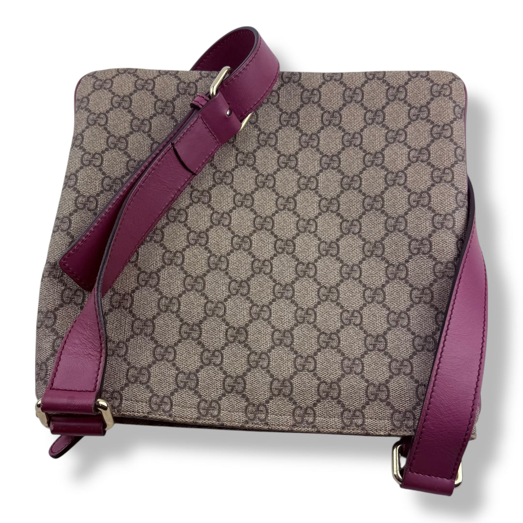 Gucci Messenger GG Supreme Beige/Pink Bag