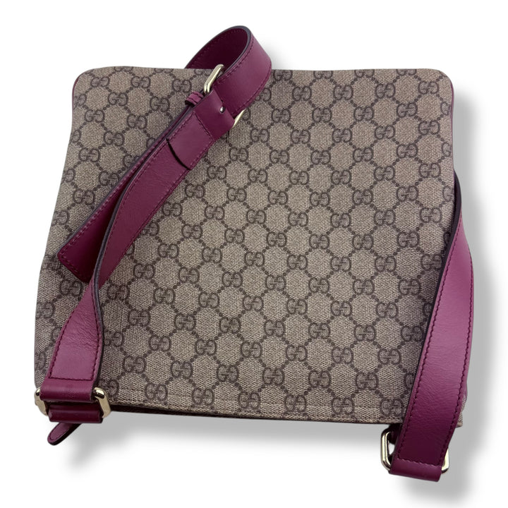 Gucci Messenger GG Supreme Beige/Pink Bag