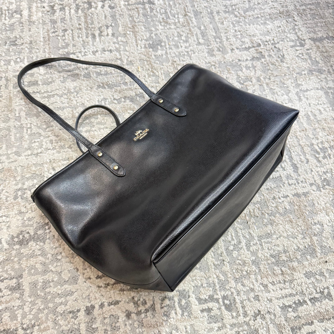 Coach Black City Tote Handbag