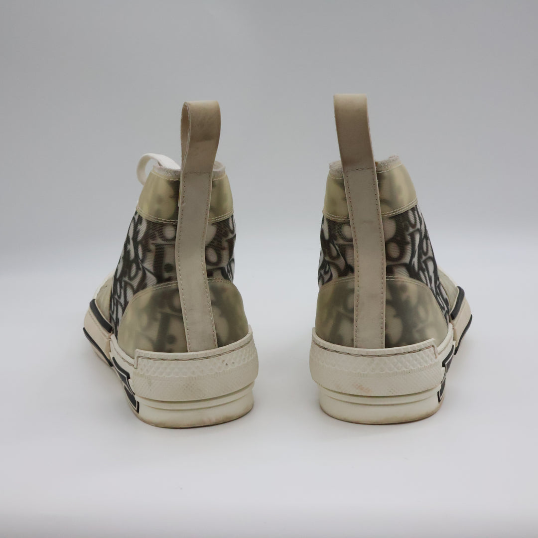 Dior B23 Beige Oblique High Sneakers UK 4 / EU 37