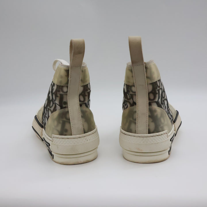 Dior B23 Beige Oblique High Sneakers UK 4 / EU 37