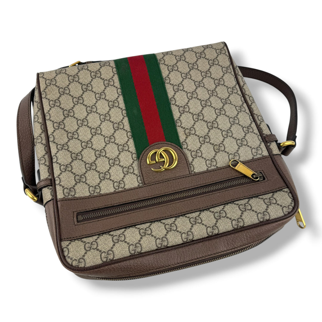 Gucci Messenger GG Ophidia Beige Bag