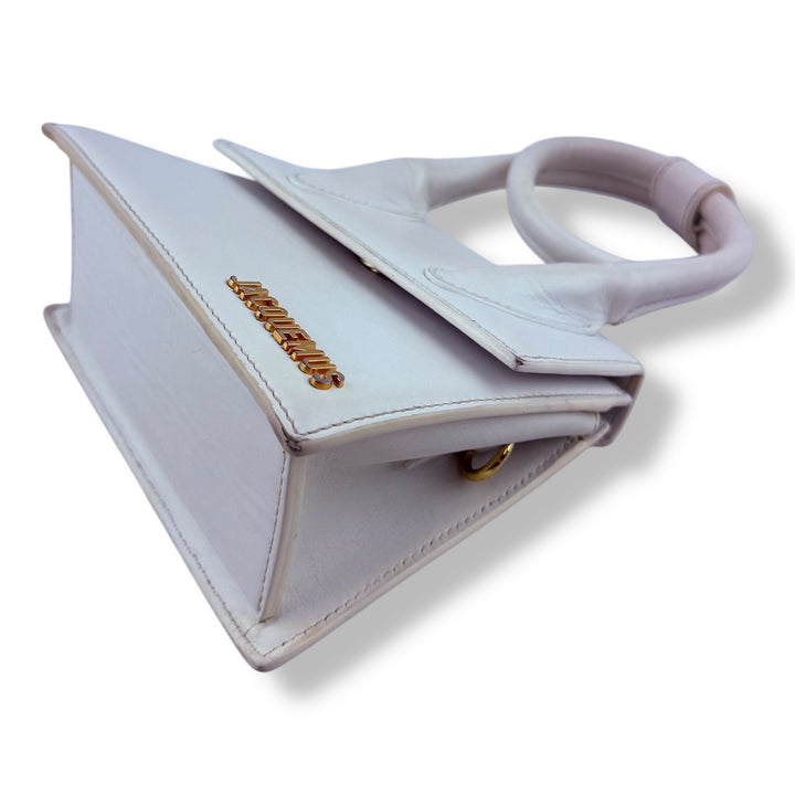 Jacquemus Le Chiquito Noeud White Crossbody Handbag