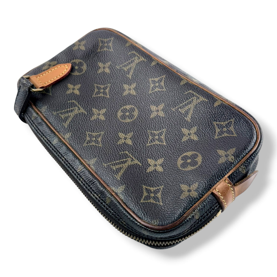 Louis Vuitton Vintage Marly Brown Monogram Messenger Handbag