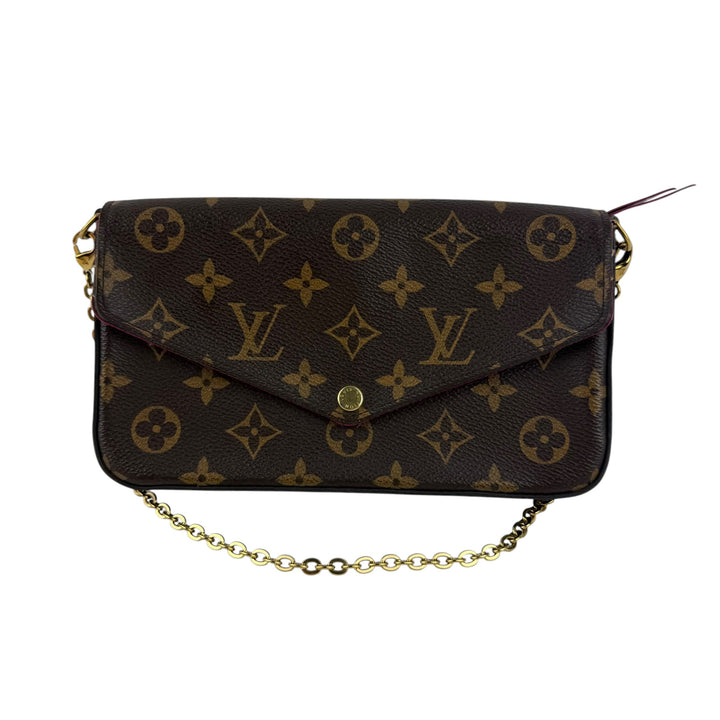 Louis Vuitton Felicie Pochette Brown Monogram Handbag