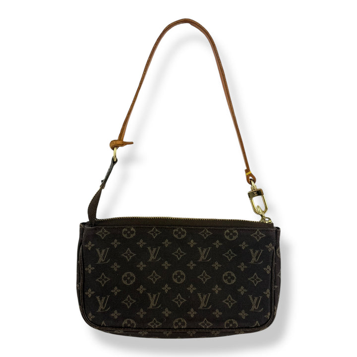 Louis Vuitton Pochette Accessories Brown Monogram Idylle Clutch Bag