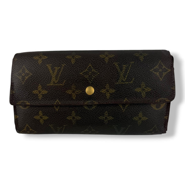 Louis Vuitton Trifold Brown Monogram Femme Wallet