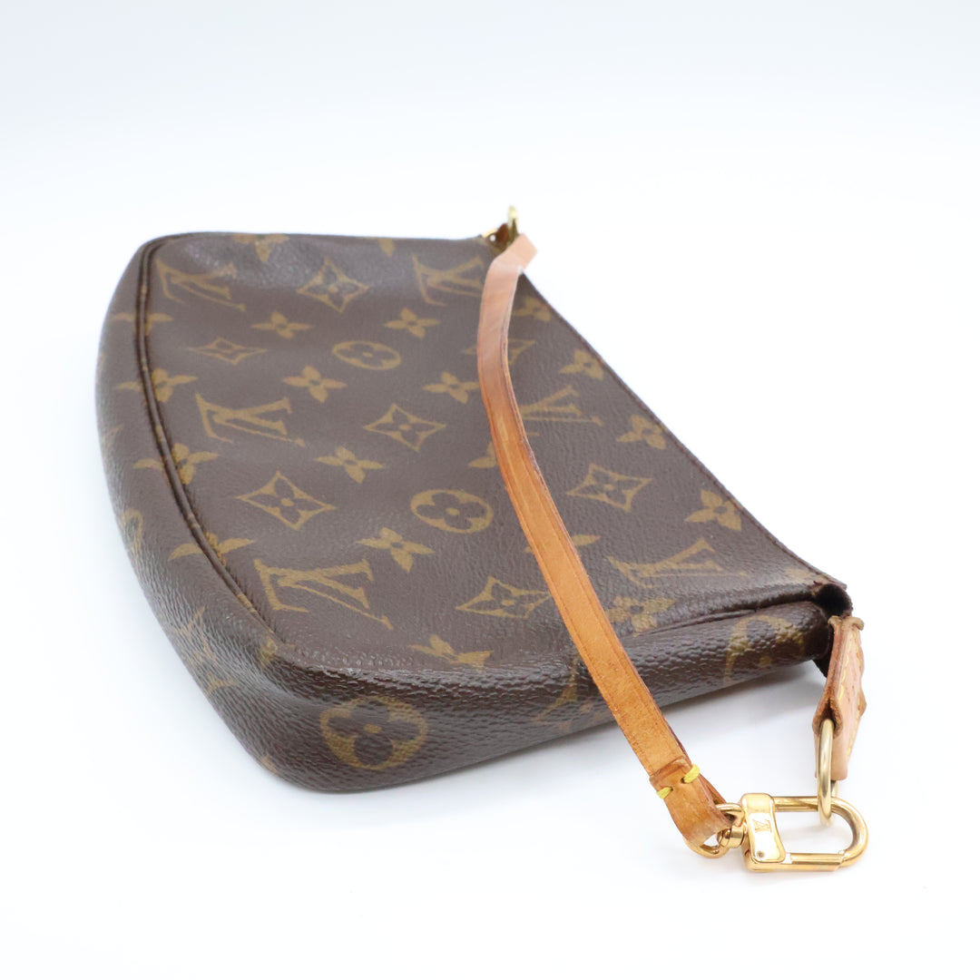 Louis Vuitton Pochette Accessories Brown Monogram Clutch Bag