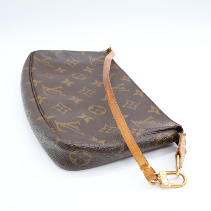 Louis Vuitton Pochette Accessories Brown Monogram Clutch Bag