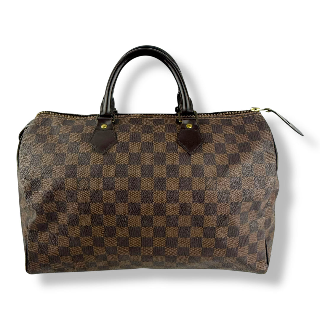 Louis Vuitton Speedy 35 Brown Damier Handbag